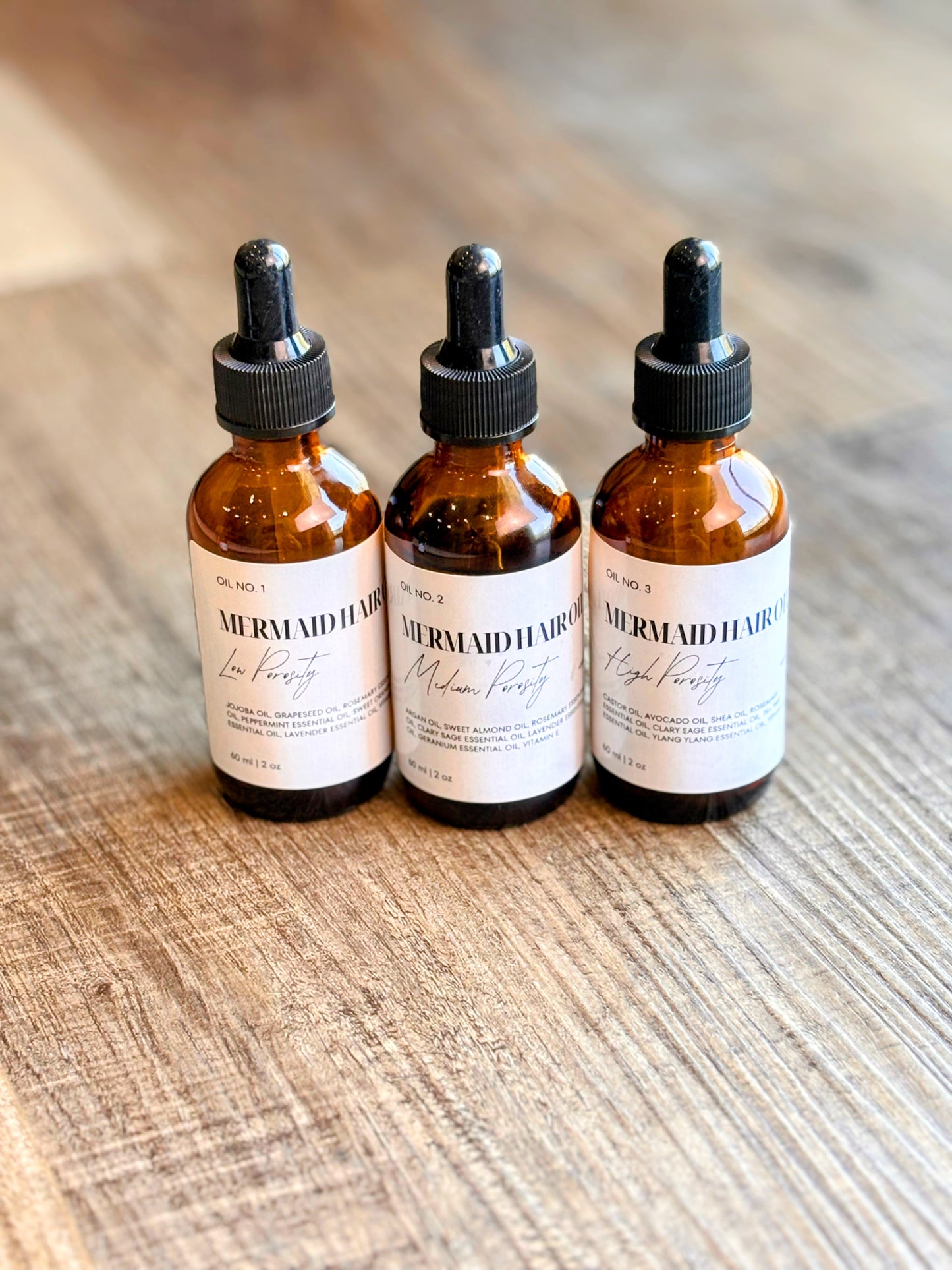 High Porosity Mermaid Hair Oil-Rich Formula