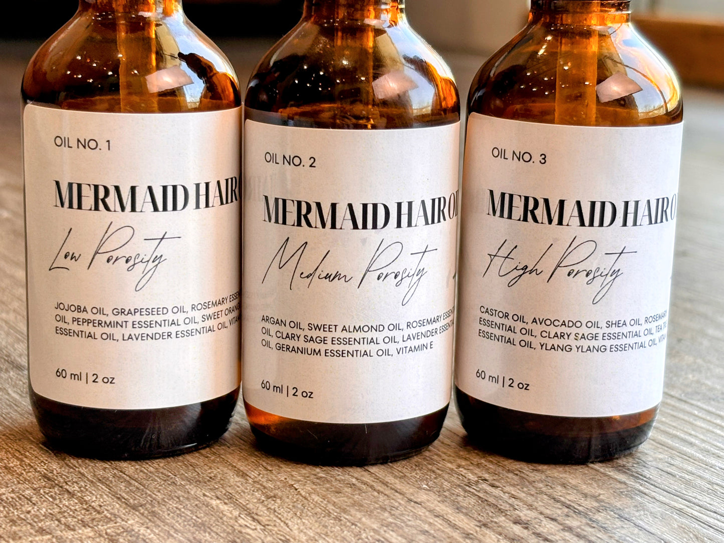 Medium Porosity Mermaid Hair Oil-Balanced Formula