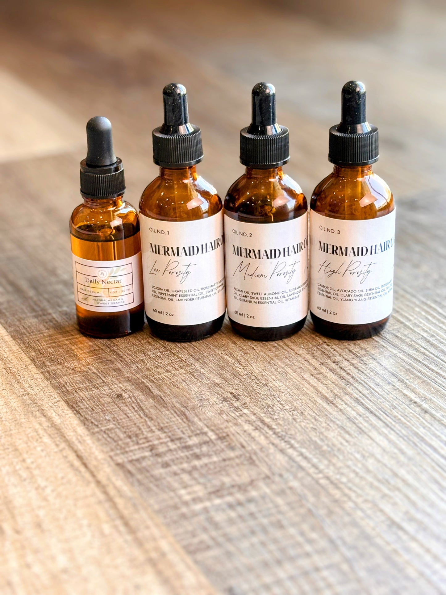 Medium Porosity Mermaid Hair Oil-Balanced Formula