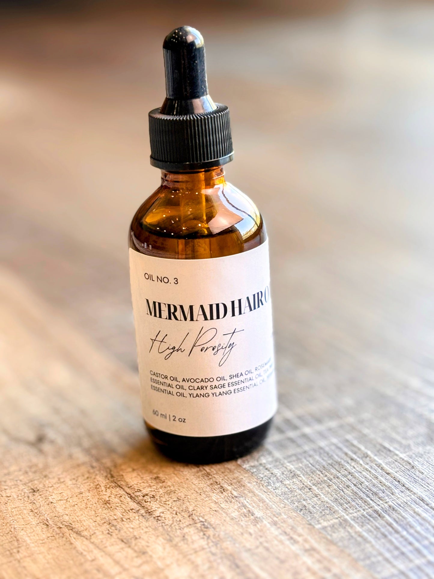 High Porosity Mermaid Hair Oil-Rich Formula