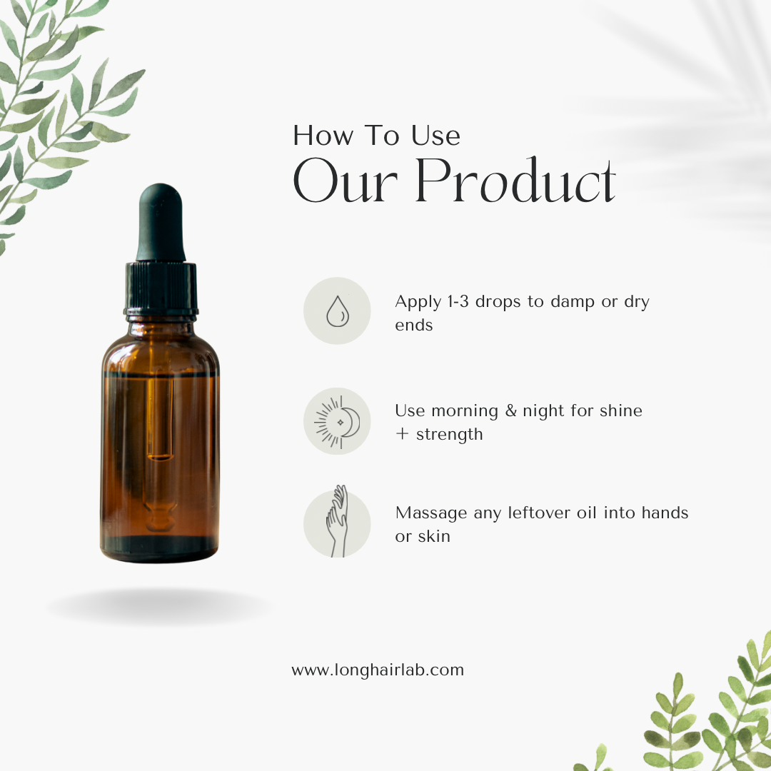 Daily Lightweight Hair Serum for Ends & Frizz Control