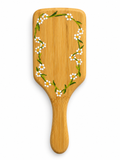 Handpainted Bamboo Hairbrush