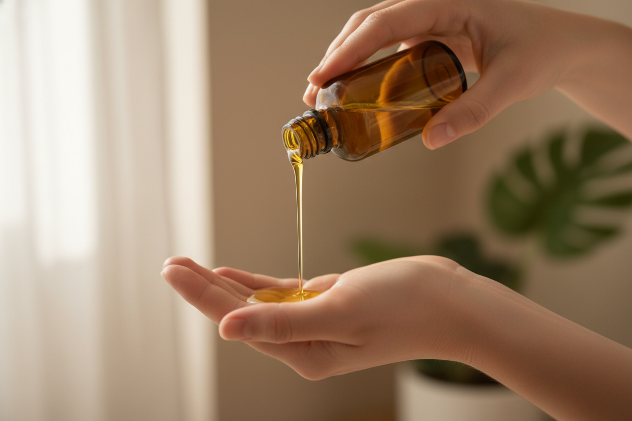 I need the bottle to be glass amber and no label