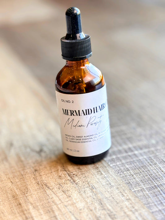Medium Porosity Mermaid Hair Oil-Balanced Formula